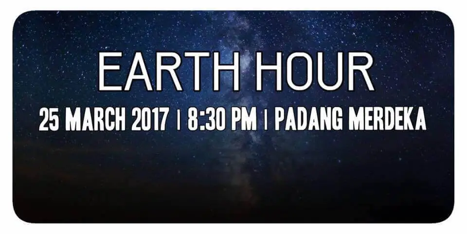 6 Aktiviti Menarik Sempena Earth Hour Di Kuching