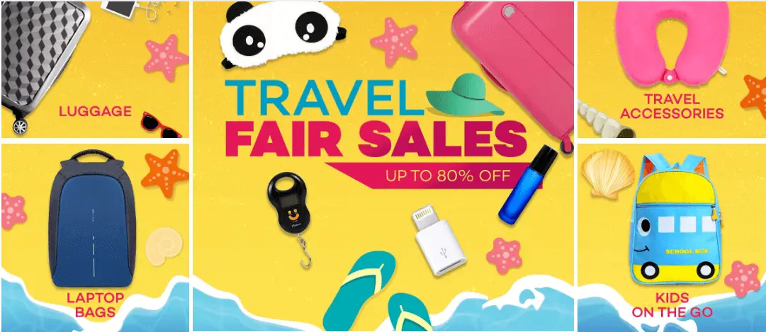 5 Barangan Pilihan Kami Sempena Travel Fair Sale Yang Menawarkan Diskaun 80%