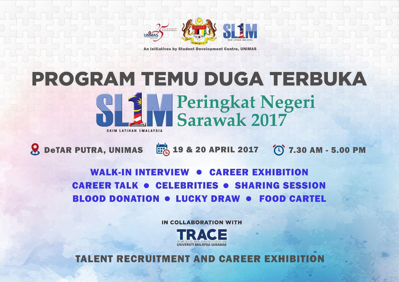 Peluang Pekerjaan Dari 100 Buah Syarikat Di SL1M 2017 UNIMAS