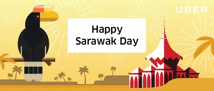 Uber Lancarkan Promo Code Sempena Hari Sarawak Bernilai RM100