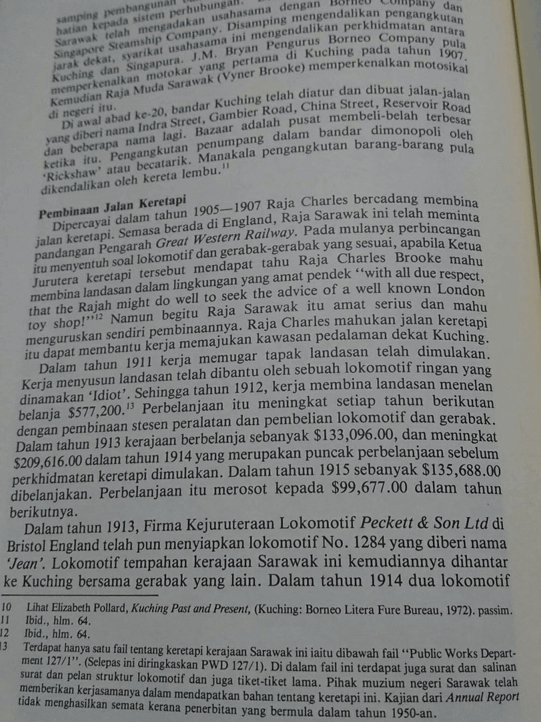 Sejarah Pengangkutan Keretapi Di Sarawak Yang Perlu Kita Ketahui