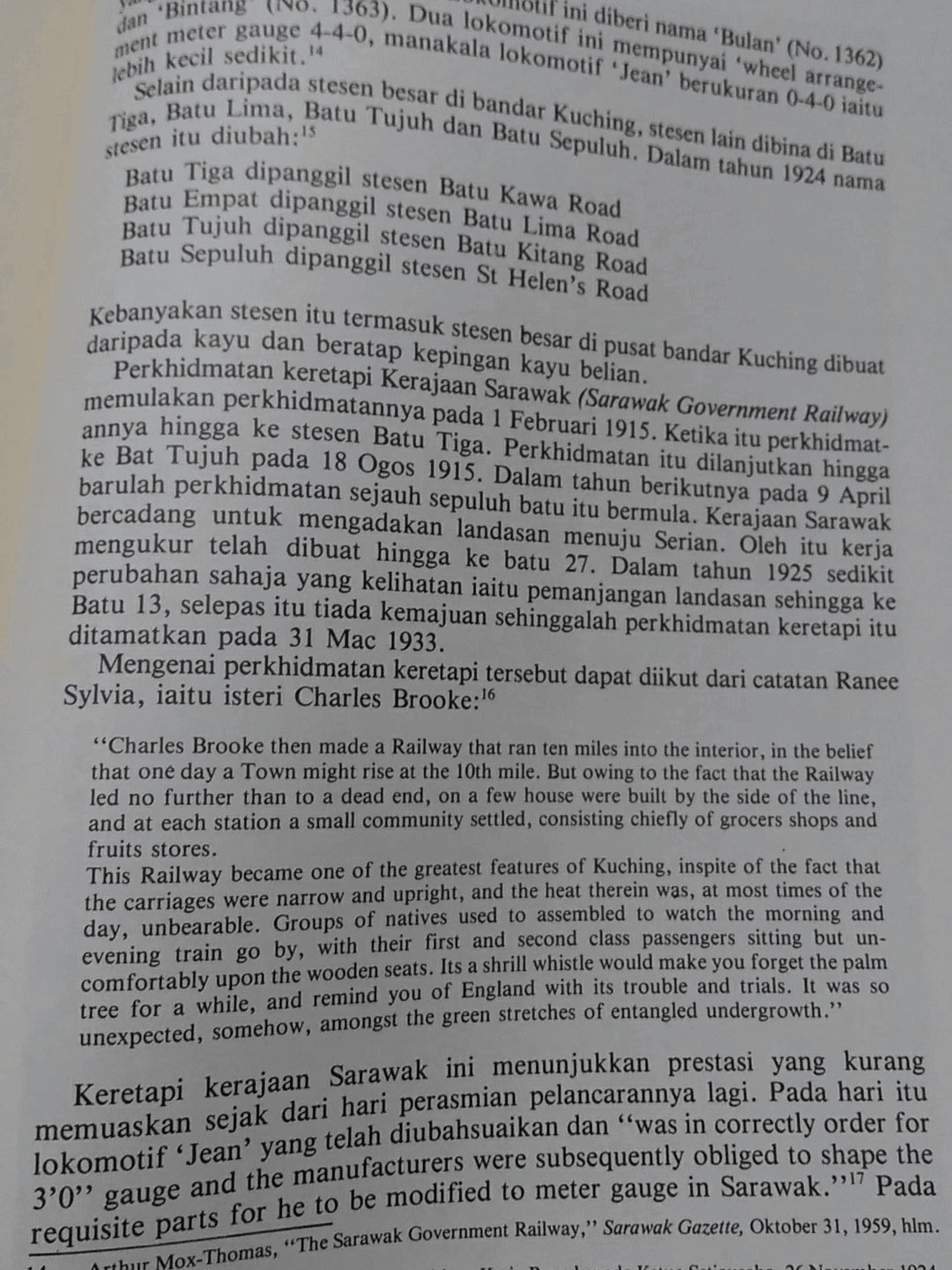 Sejarah Pengangkutan Keretapi Di Sarawak Yang Perlu Kita Ketahui
