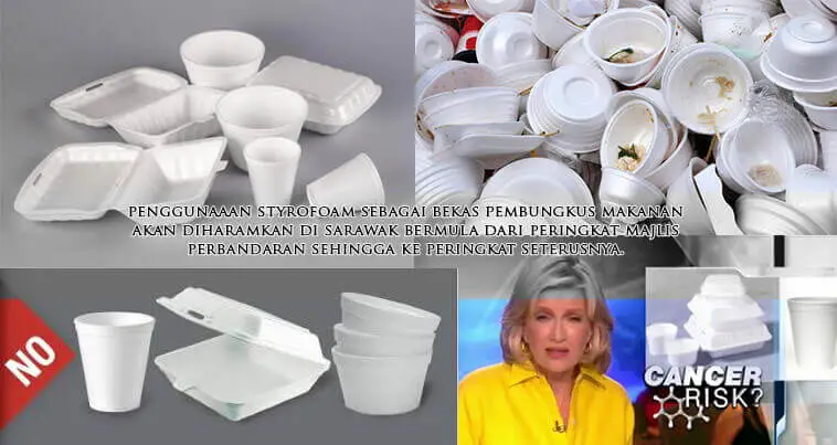 Styrofoam Bakal Diharamkan Di Sarawak. Ini Adalah Kesan Bahaya Penggunaan Styrofoam Untuk Kita
