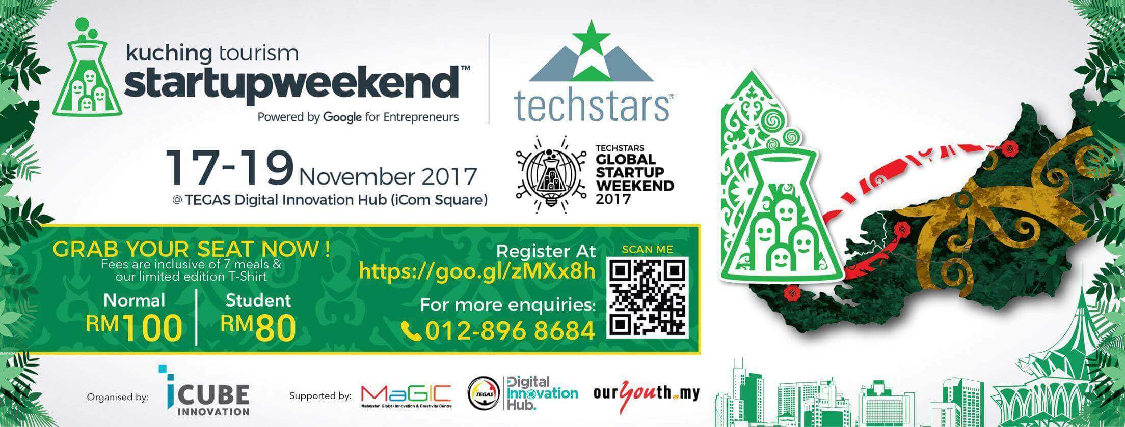 Startup Weekend Kuching Edisi Pelancongan, Medan Untuk Anda Pamer Idea Perniagaan Berkaitan Dengan Pelancongan