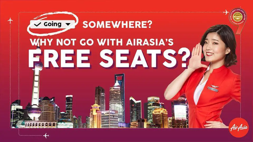 AirAsia tawar Kempen Tempat Duduk Percuma terakhir pada tahun ini