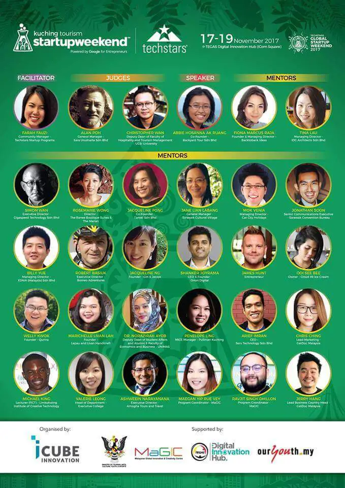 Startup Weekend Kuching Edisi Pelancongan, Medan Untuk Anda Pamer Idea Perniagaan Berkaitan Dengan Pelancongan