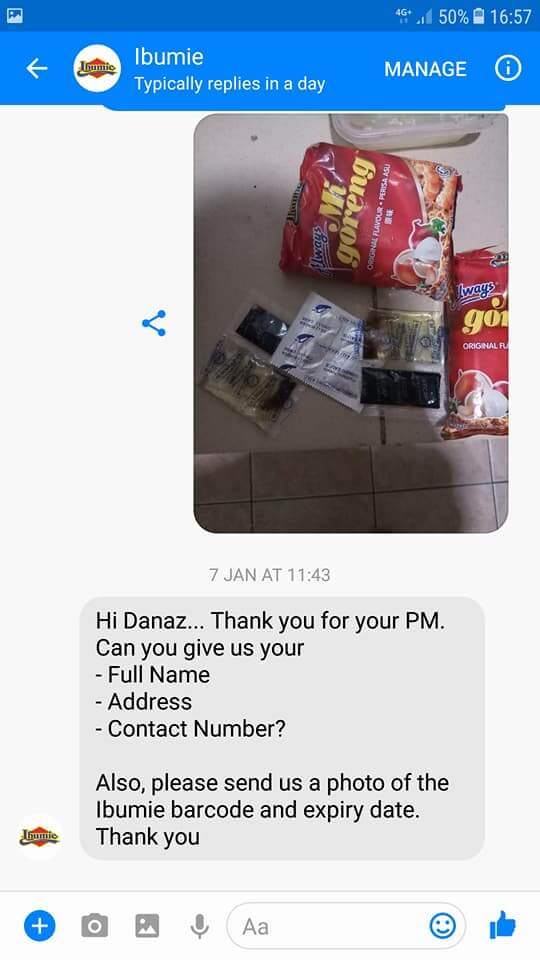 Akibat Tidak Cukup Perencah, Ibumie Gantikan Mee Percuma Kepada Lelaki Ini Akibat Tidak Cukup Perencah, Ibumie Gantikan Mee Percuma Kepada Lelaki Ini