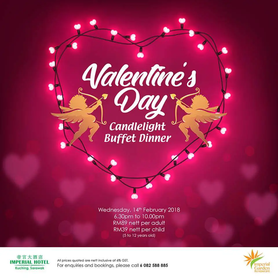 Senarai Tempat Makan Malam Hari Valentine Di Bawah RM100 Di Kuching