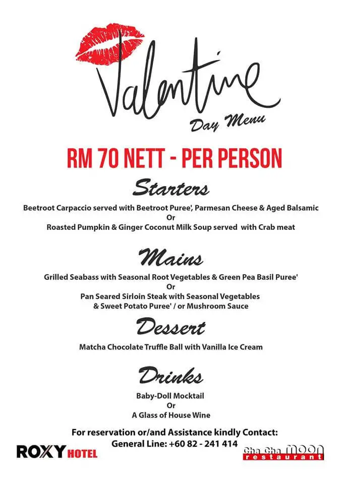 Senarai Tempat Makan Malam Hari Valentine Di Bawah RM100 Di Kuching