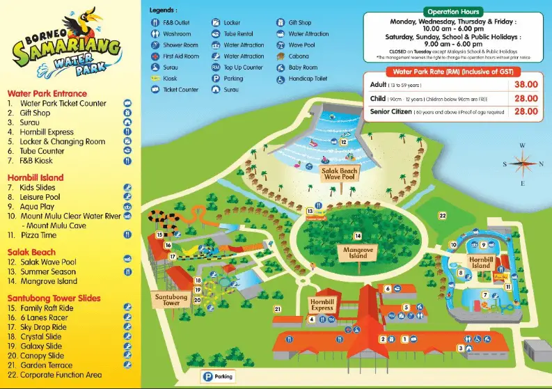 Borneo Samariang Resort Water Park Bakal Dibuka 31 Mac