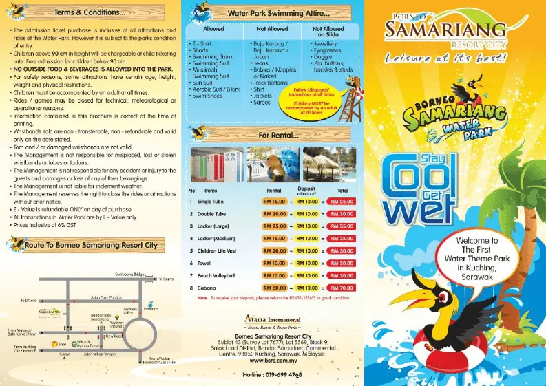 Borneo Samariang Resort Water Park Bakal Dibuka 31 Mac