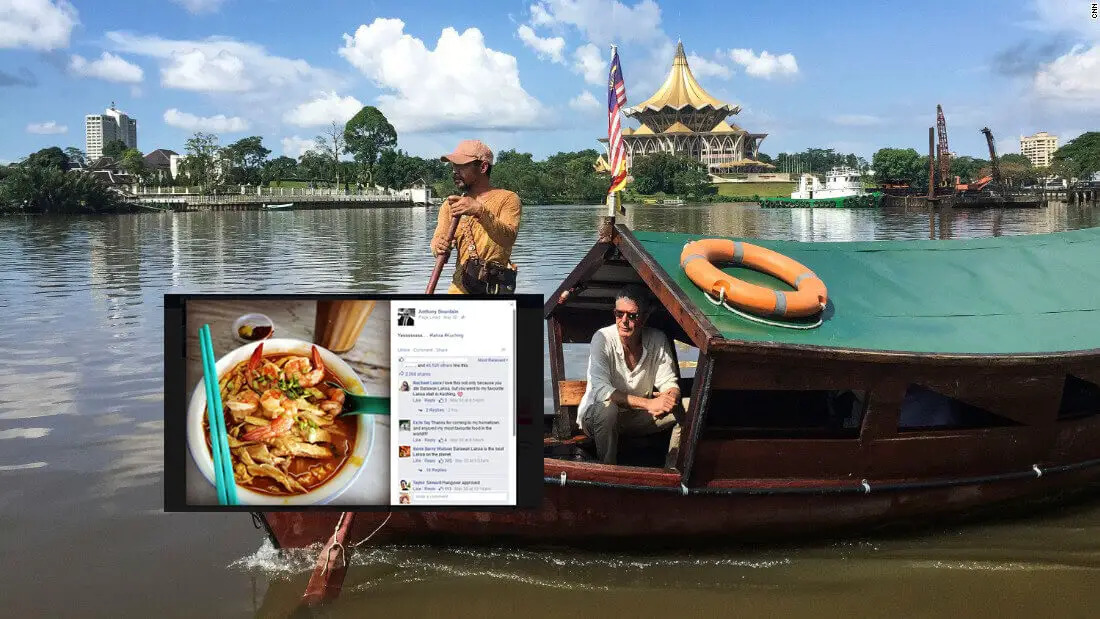 Terima Kasih Anthony Bourdain Kerana Mempromosikan Sarawak. Damailah Dikau Di Sana