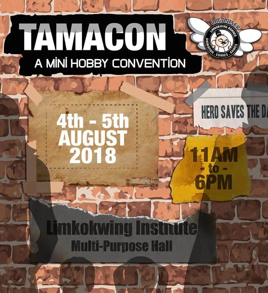 Kunjungi Tamacon 2018 Untuk Peminat Komik, Animasi Dan Permainan