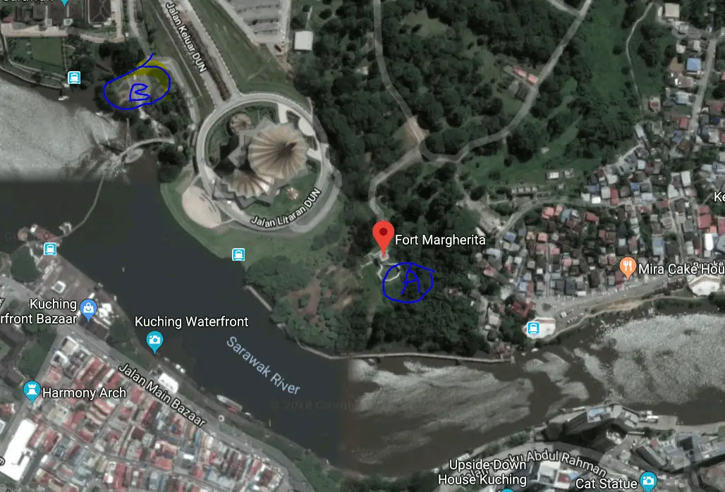 Port Cun Untuk Menonton Bunga Api New Year Di Kuching
