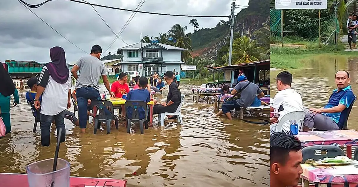 Fenomena Air Pasang Besar Dan Hujan Lebat, Banjir Di Sesetengah Kawasan Di Sarawak