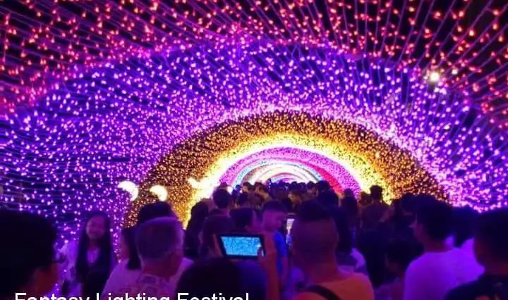 Kunjungi Fantasy Lighting Festival Di Saradise BDC, Kuching