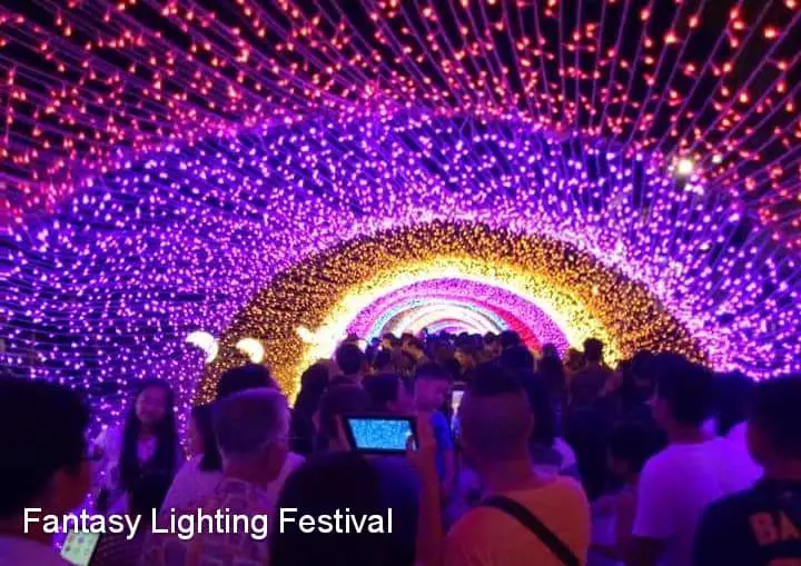 Kunjungi Fantasy Lighting Festival Di Saradise BDC, Kuching