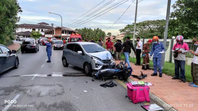 Penghantar Makanan Maut Dalam Kemalangan Ketika Bertugas
